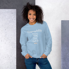Load image into Gallery viewer, 44. RESPONSIBILITY CMG - Women&#39;s Sweatshirt
