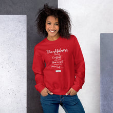 Load image into Gallery viewer, 13. THANKFULNESS CMG - Women&#39;s Sweatshirt
