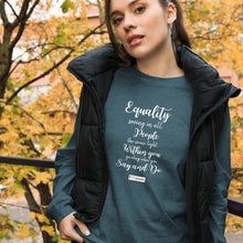 Load image into Gallery viewer, 70. EQUALITY CMG - Women&#39;s Long Sleeve Shirt
