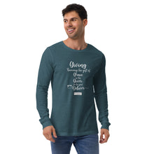 Load image into Gallery viewer, 39. GIVING CMG - Men&#39;s Long Sleeve Shirt
