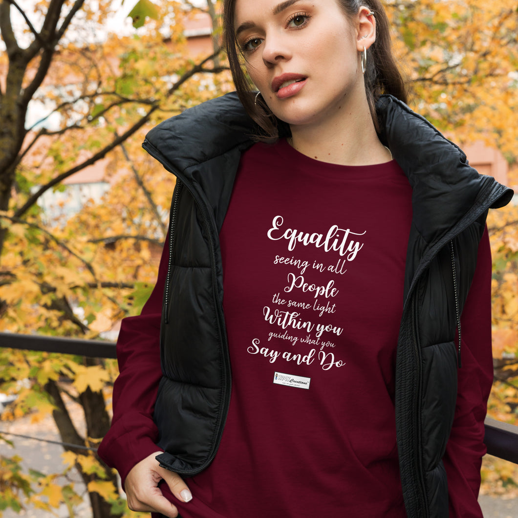 70. EQUALITY CMG - Women's Long Sleeve Shirt