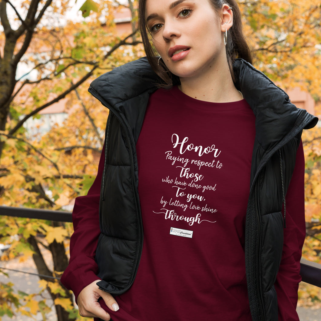 82. HONOR CMG - Women's Long Sleeve Shirt