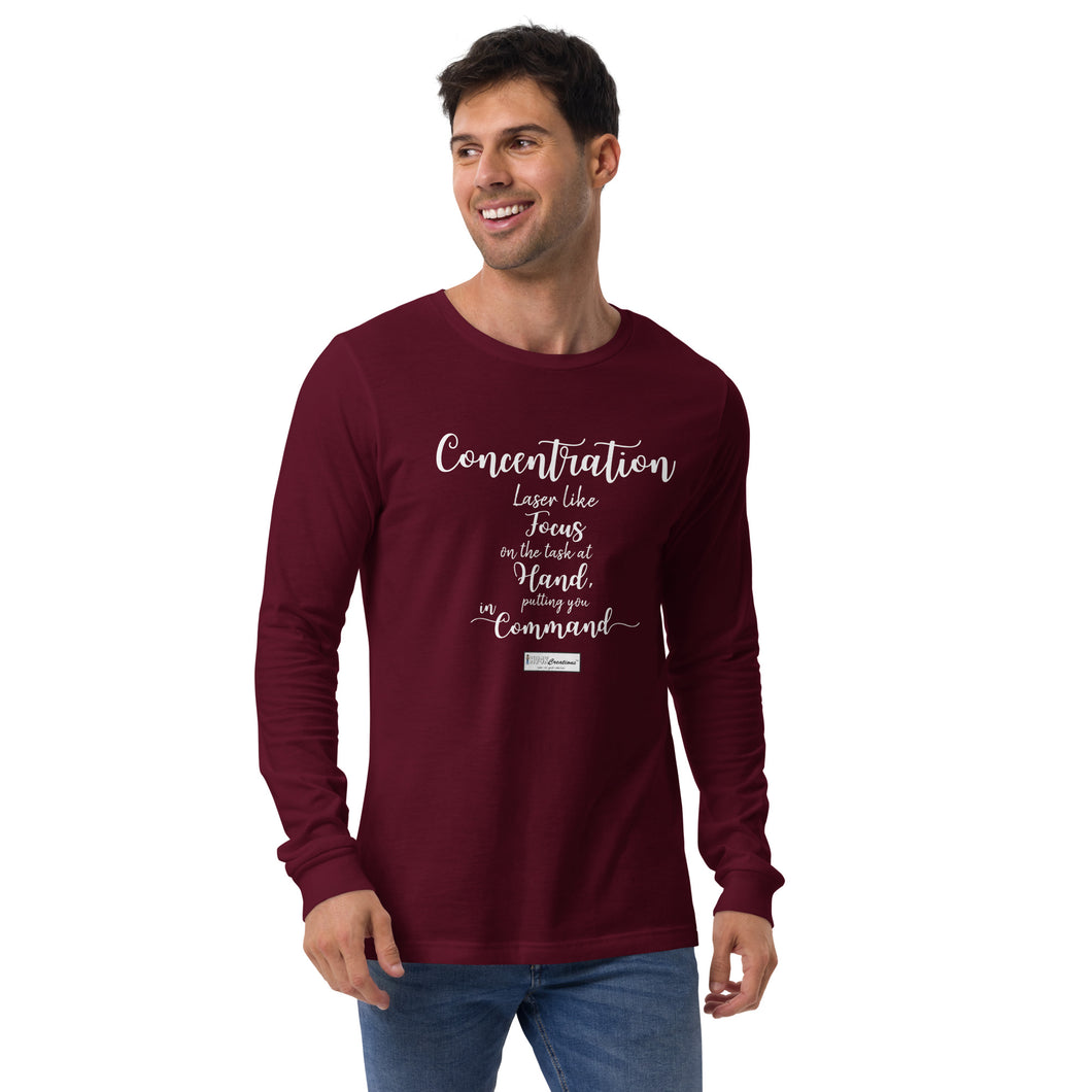 52. CONCENTRATION CMG - Men's Long Sleeve Shirt
