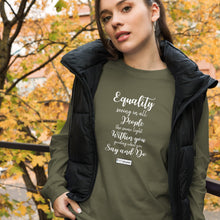 Load image into Gallery viewer, 70. EQUALITY CMG - Women&#39;s Long Sleeve Shirt
