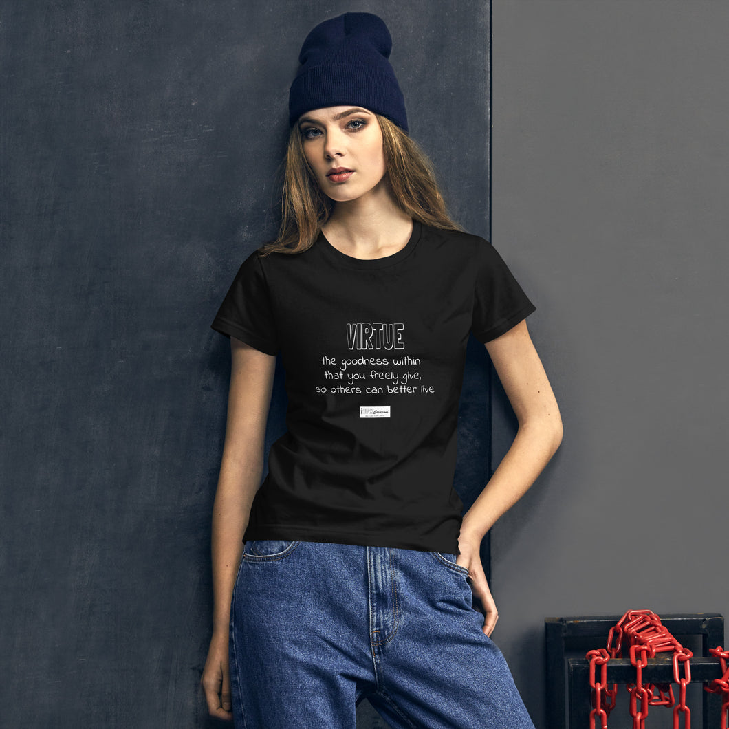 101. VIRTUE BWR - Women's Fitted T-Shirt