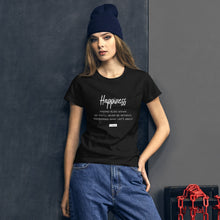 Load image into Gallery viewer, 33. HAPPINESS CMG - Women&#39;s Fitted T-Shirt
