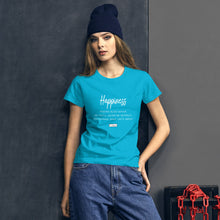 Load image into Gallery viewer, 33. HAPPINESS CMG - Women&#39;s Fitted T-Shirt
