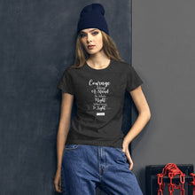 Load image into Gallery viewer, 1. COURAGE CMG - Women&#39;s Fitted T-Shirt
