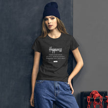 Load image into Gallery viewer, 33. HAPPINESS CMG - Women&#39;s Fitted T-Shirt
