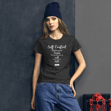 Load image into Gallery viewer, 36. SELF-CONTROL CMG - Women&#39;s Fitted T-Shirt
