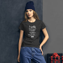 Load image into Gallery viewer, 65. LOYALTY CMG - Women&#39;s Fitted T-Shirt
