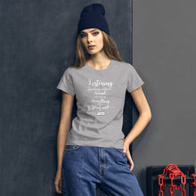 Load image into Gallery viewer, 6. LISTENING CMG - Women&#39;s Fitted T-Shirt
