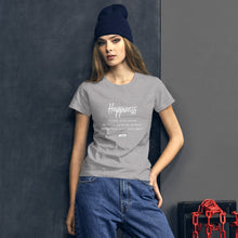 Load image into Gallery viewer, 33. HAPPINESS CMG - Women&#39;s Fitted T-Shirt
