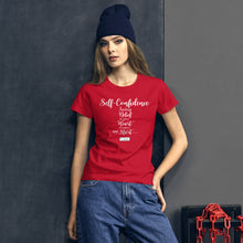 Load image into Gallery viewer, 8. SELF-CONFIDENCE CMG - Women&#39;s Fitted T-Shirt
