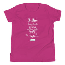 Load image into Gallery viewer, 98. JUSTICE CMG - Youth T-Shirt
