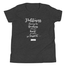Load image into Gallery viewer, 23. POLITENESS CMG - Youth T-Shirt

