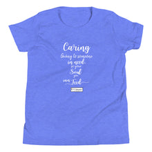 Load image into Gallery viewer, 7. CARING CMG - Youth T-Shirt
