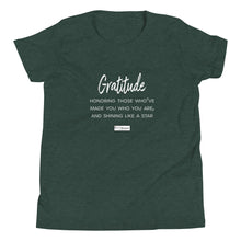 Load image into Gallery viewer, 30. GRATITUDE CMG - Youth T-Shirt
