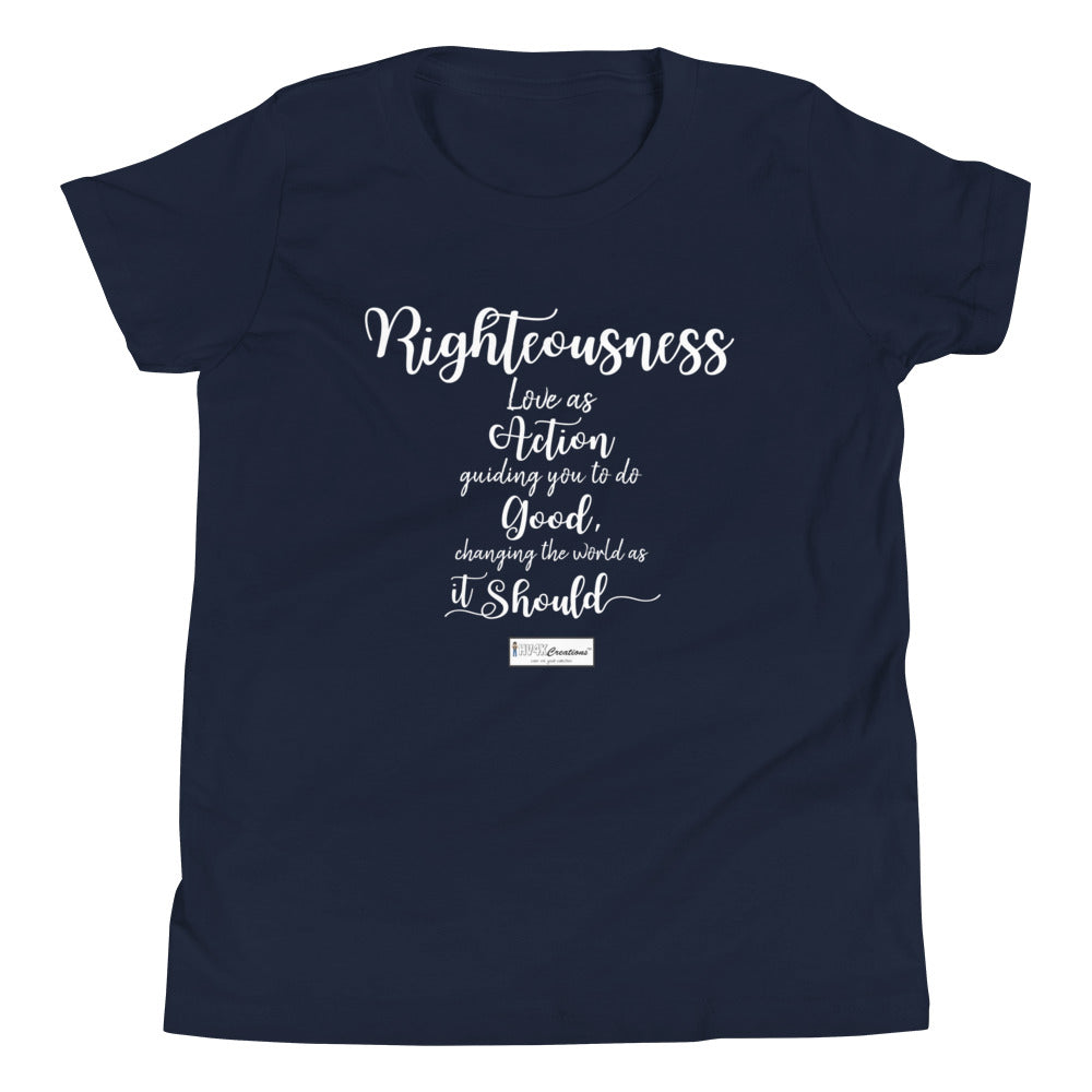 105. RIGHTEOUSNESS CMG - Youth T-Shirt